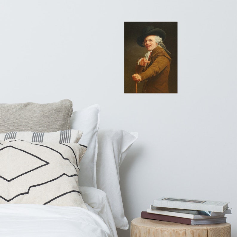 Joseph Ducreux Poster Print, Funny Meme Painting Wall Art image 4