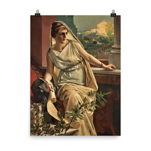 Hypatia of Alexandria Poster Print