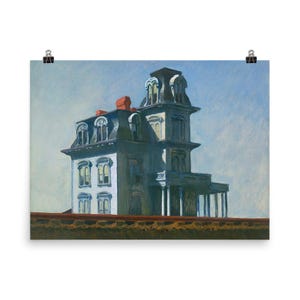 Edward Hopper House by the Railroad Druck: Vintage Wandkunst