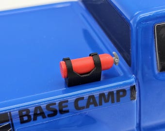 Fire Extinguisher for 1/18 to 1/24 Scale RC vehicles. Universal fit.