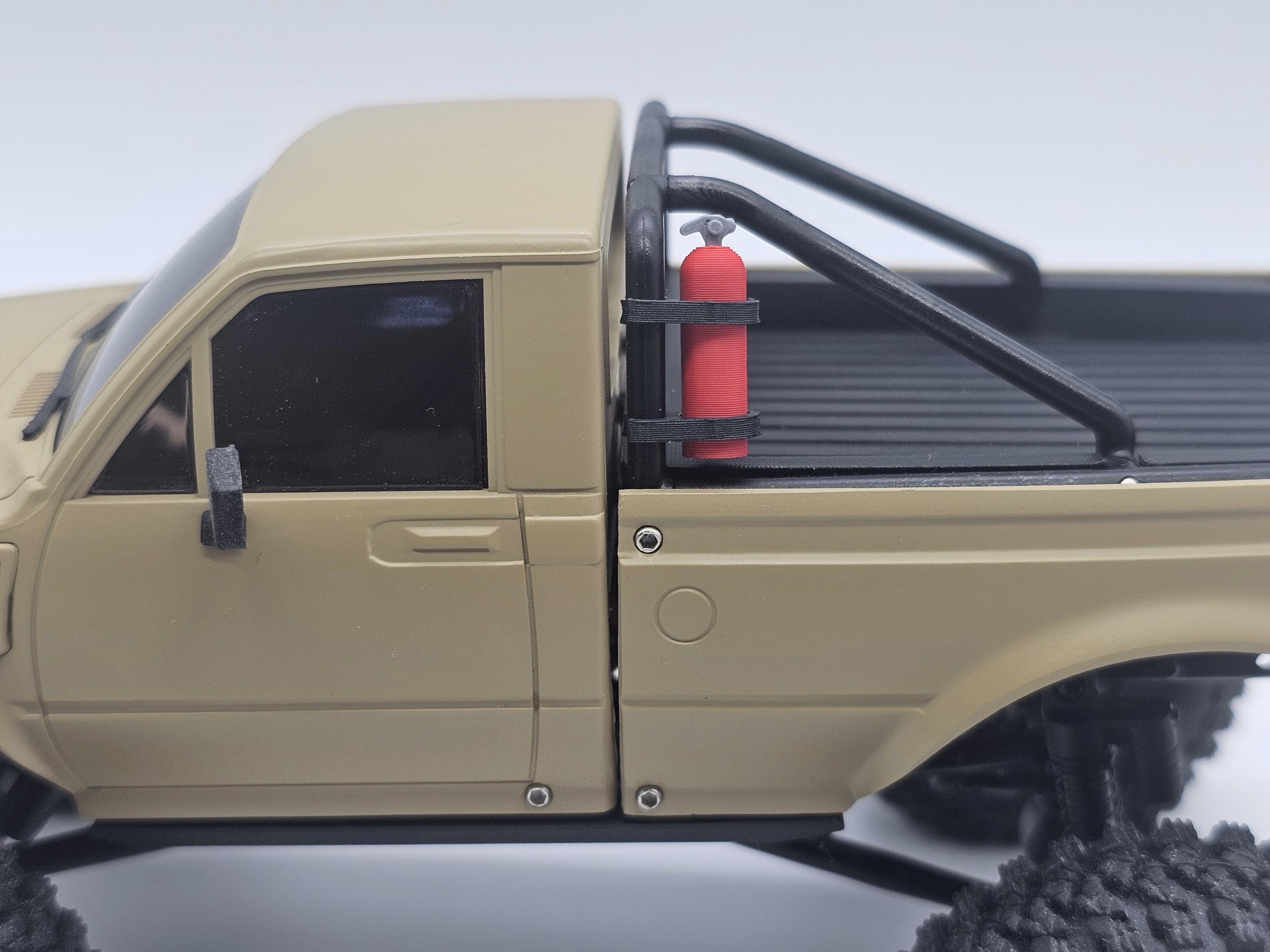 Fire Extinguisher for Injora IR60 TRX4M and SCX24 bodies - 3D printed