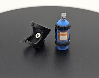 Nitrous Oxide Bottle for 1/18 to 1/24 Scale RC vehicles. Universal fit.