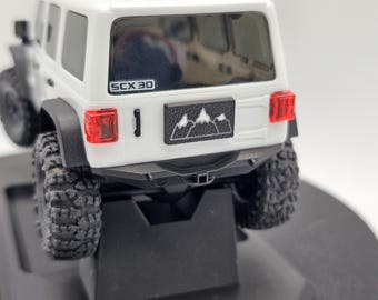 SCX30 Jeep JLU Custom Spare Tire Delete Plate