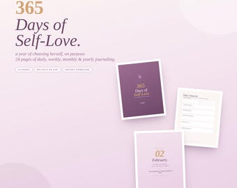 Liebe Journal Printable | Affirmation, Dankbarkeit, Planer (Digitaler Download)