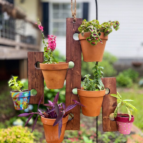 Flower Pot Hanger Etsy