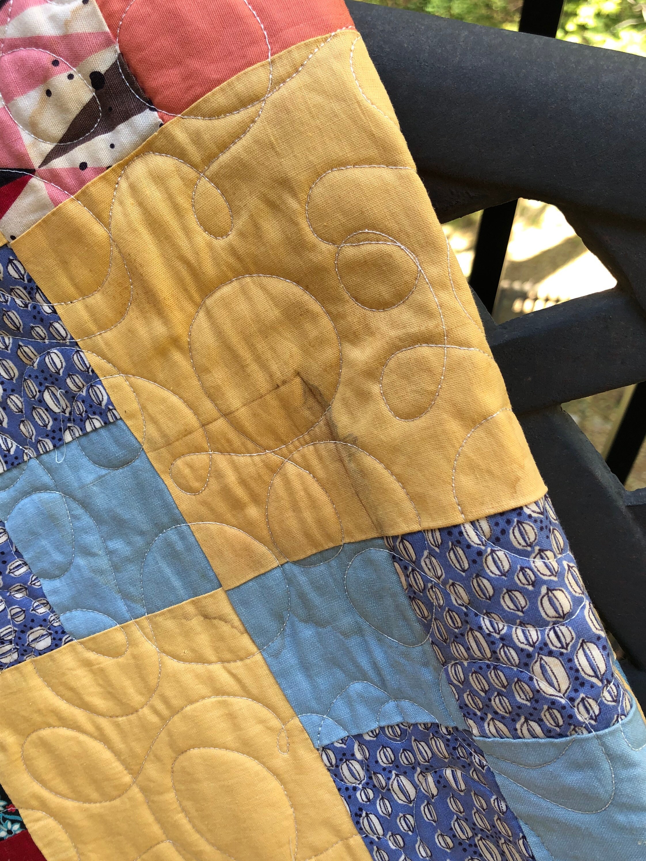 Vintage Four Patch Quilt Etsy