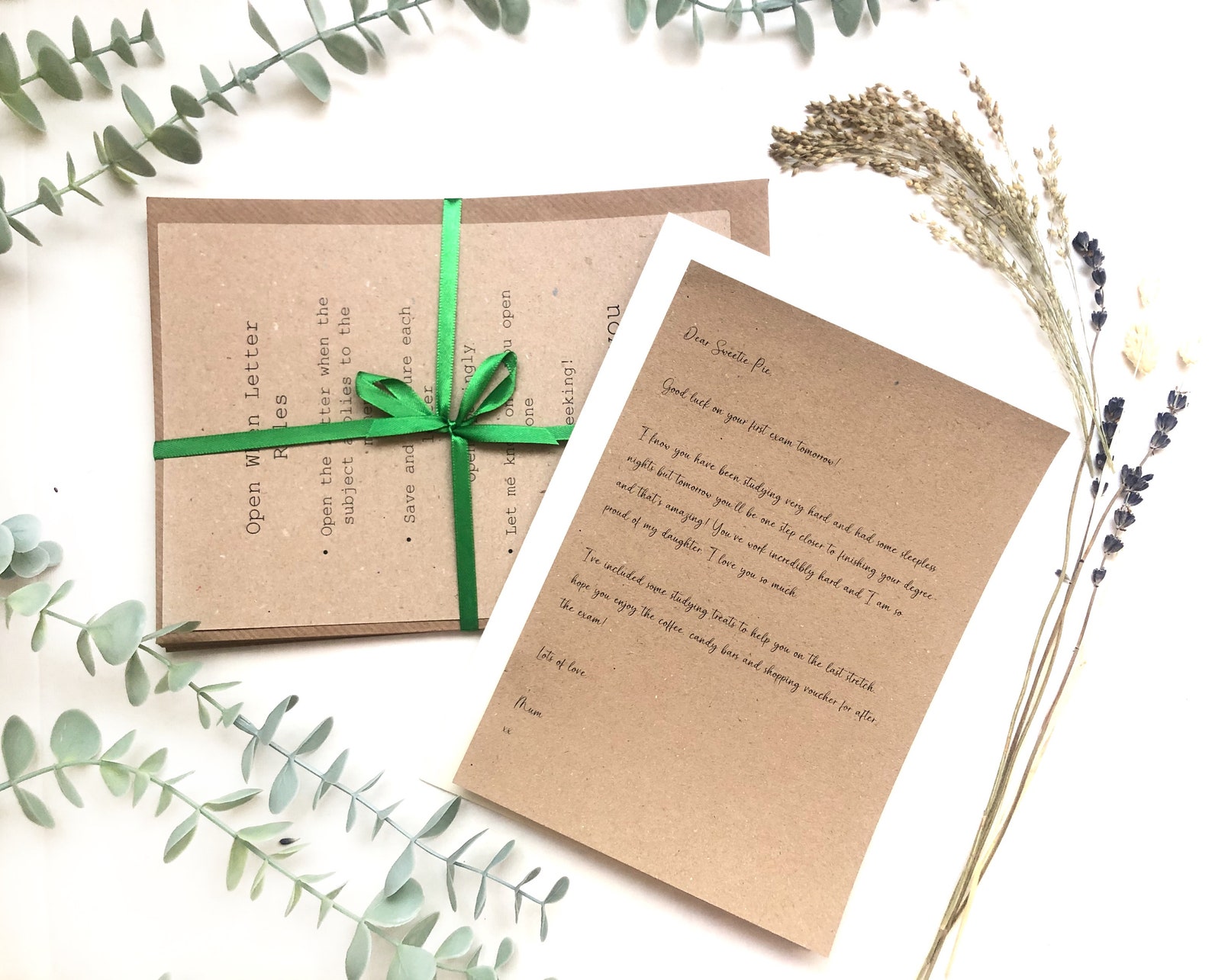 6. Letters to ”Open When”