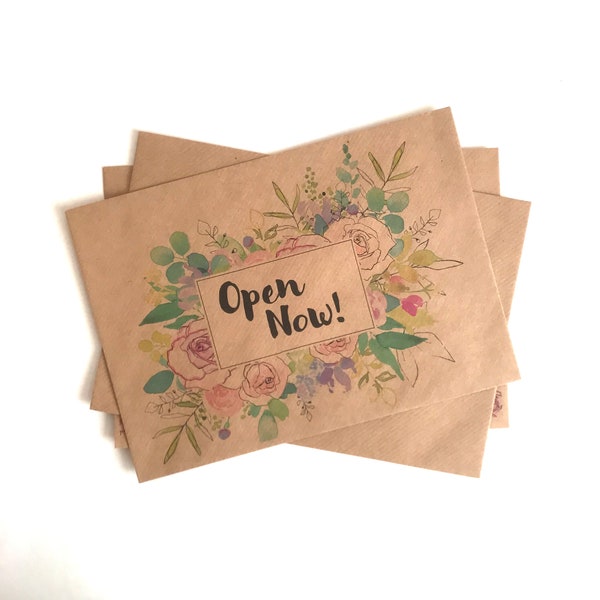 Open When Envelopes, Personalised Gift, Custom, Long Distance Relationship Gift, Going Away Gifts, College Gift, Graduation Gift