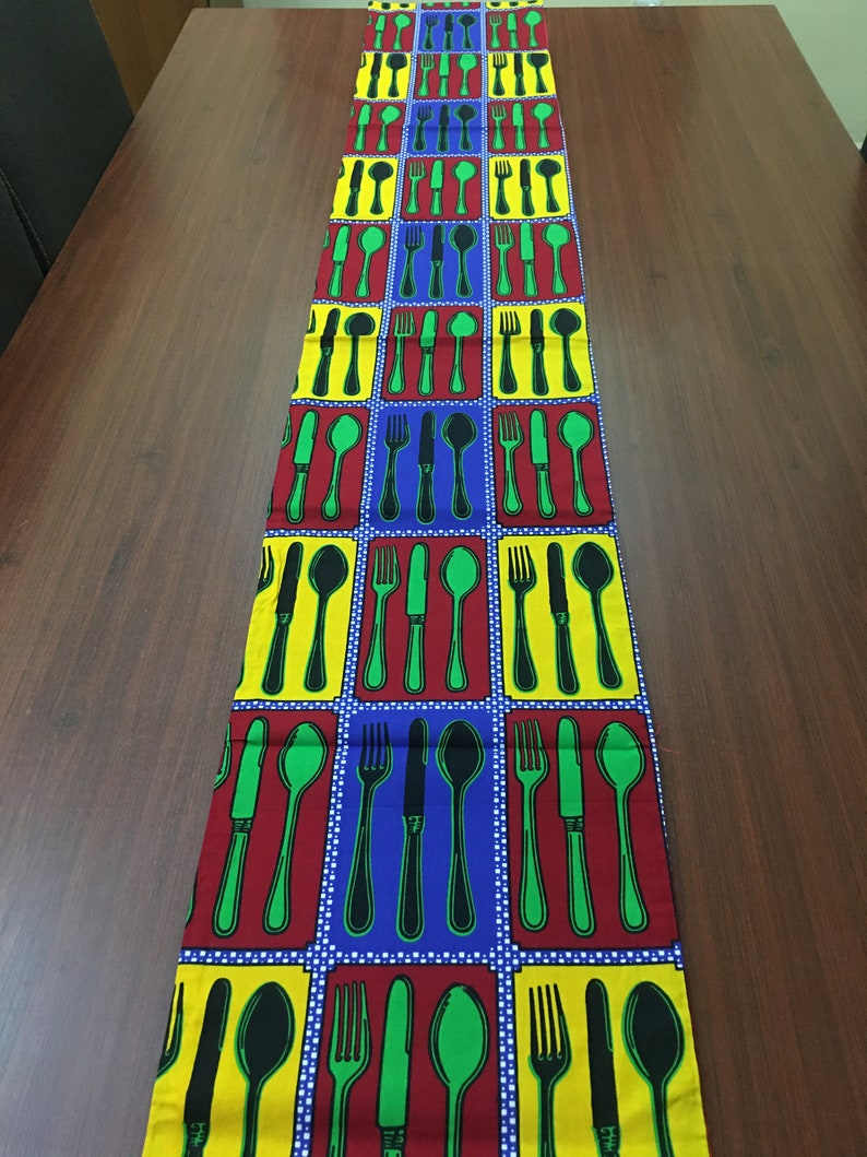 Reversible African Table Runner/home Decoration/ Table Etsy