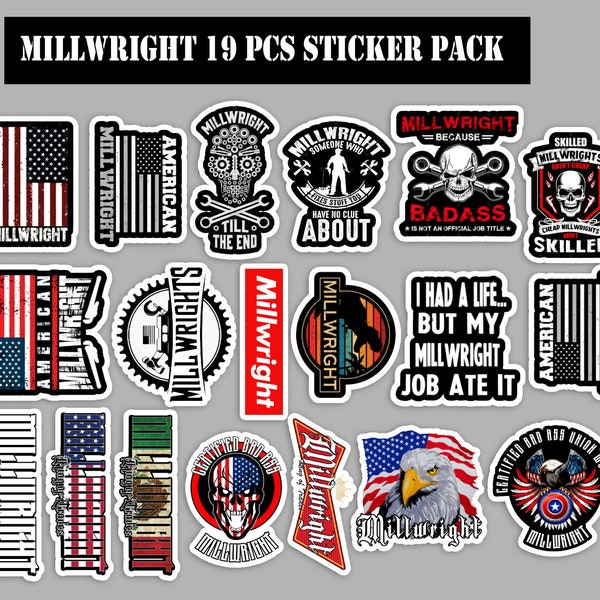 Millwright Stickers - Etsy