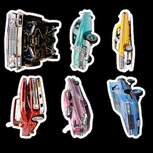 Lowrider sticker pack laminated vinyl waterproof stickers