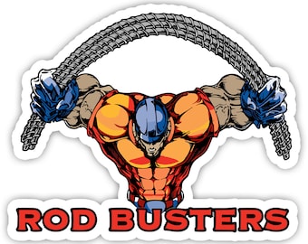 Rodbuster Rebar Bending Sticker 3.5 inch Toolbox decal waterproof vinyl