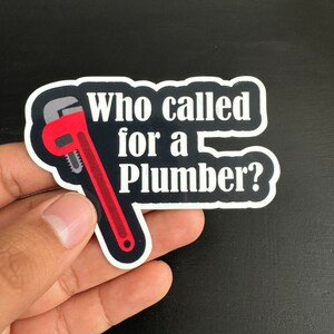 Who called for a Plumber Sticker 3.5 inch Toolbox decal waterproof vinyl