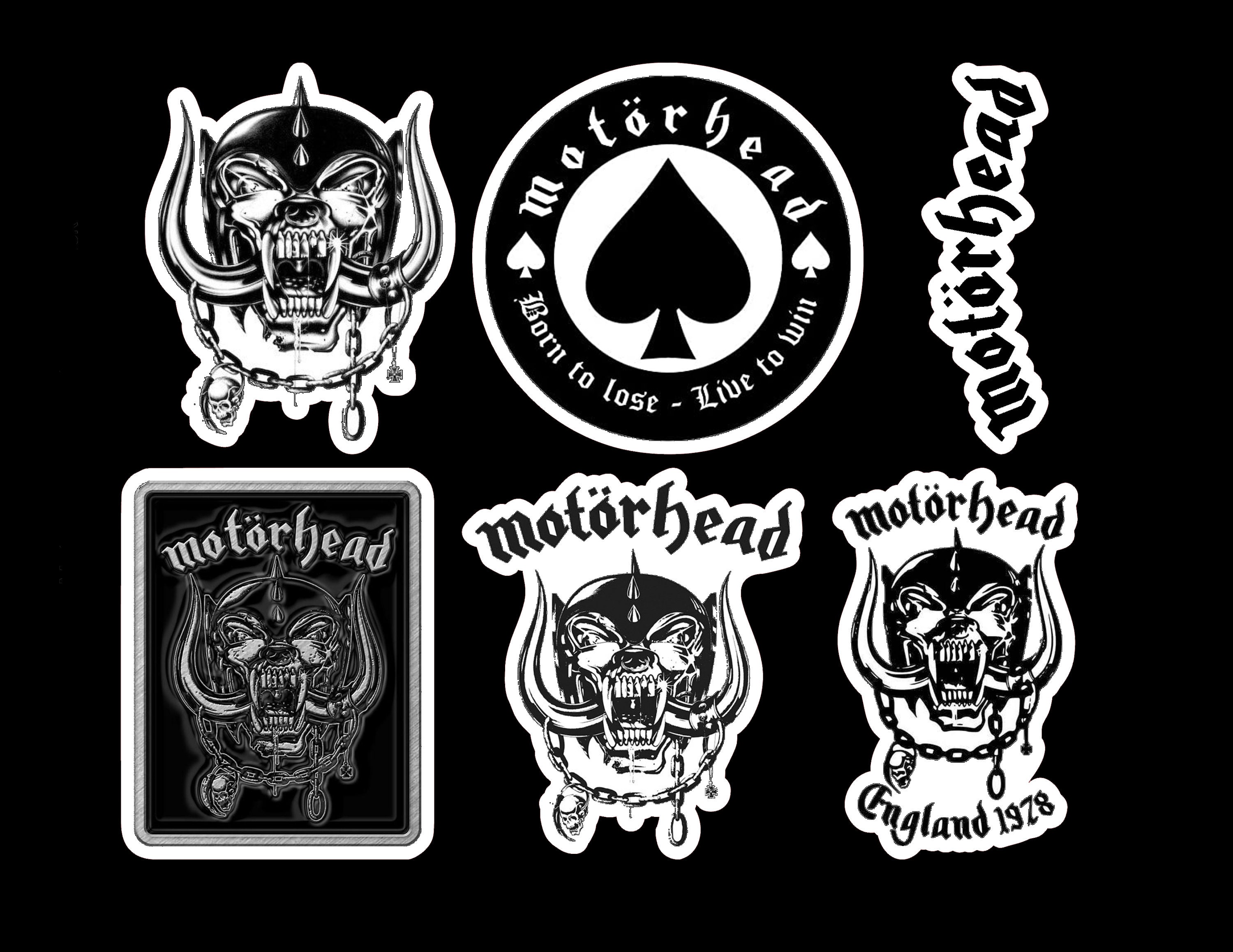 Motorhead sticker pack laminated vinyl waterproof stickers Etsy