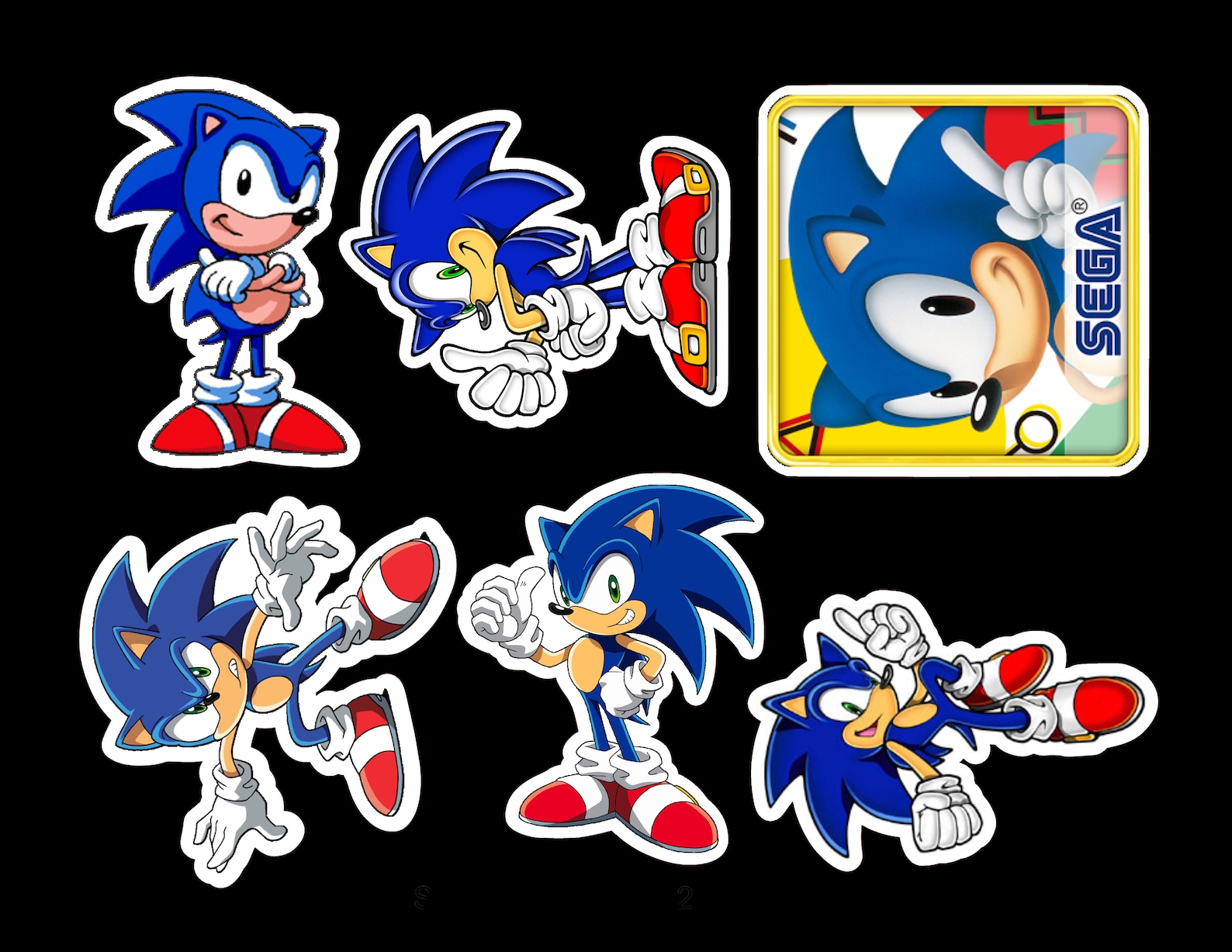 Printable Sonic Stickers Printable Sonic Stickers