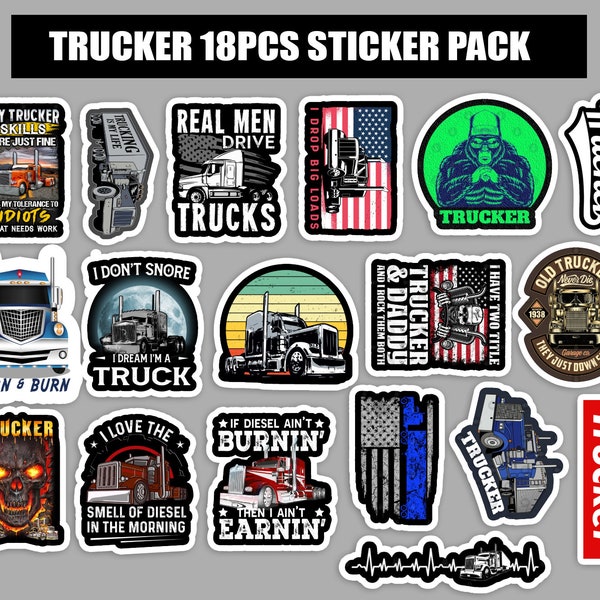 Truck Stickers Pack Etsy