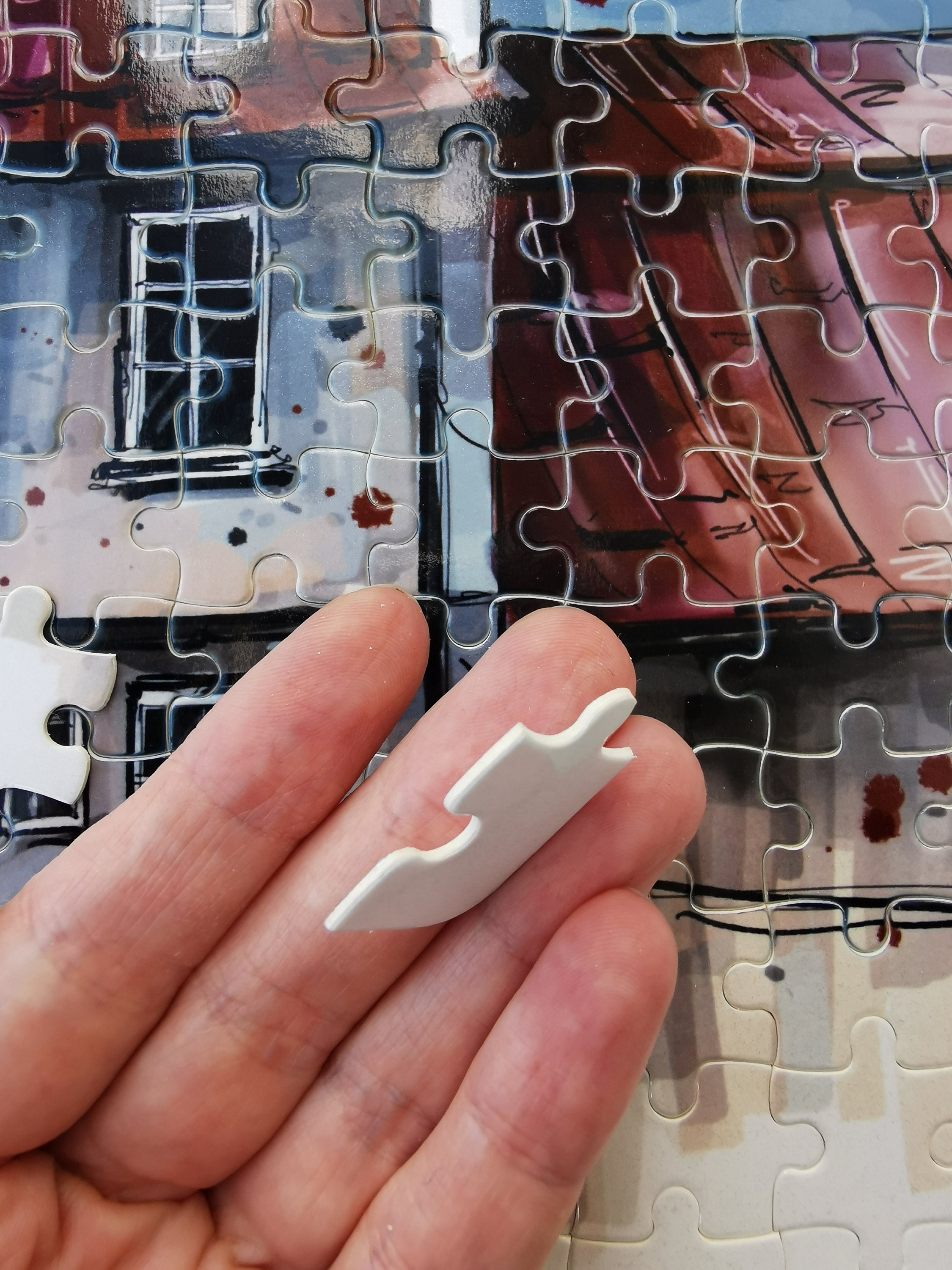 Watercolor jigsaw PUZZLES Puzzles for Adults illustrated Etsy