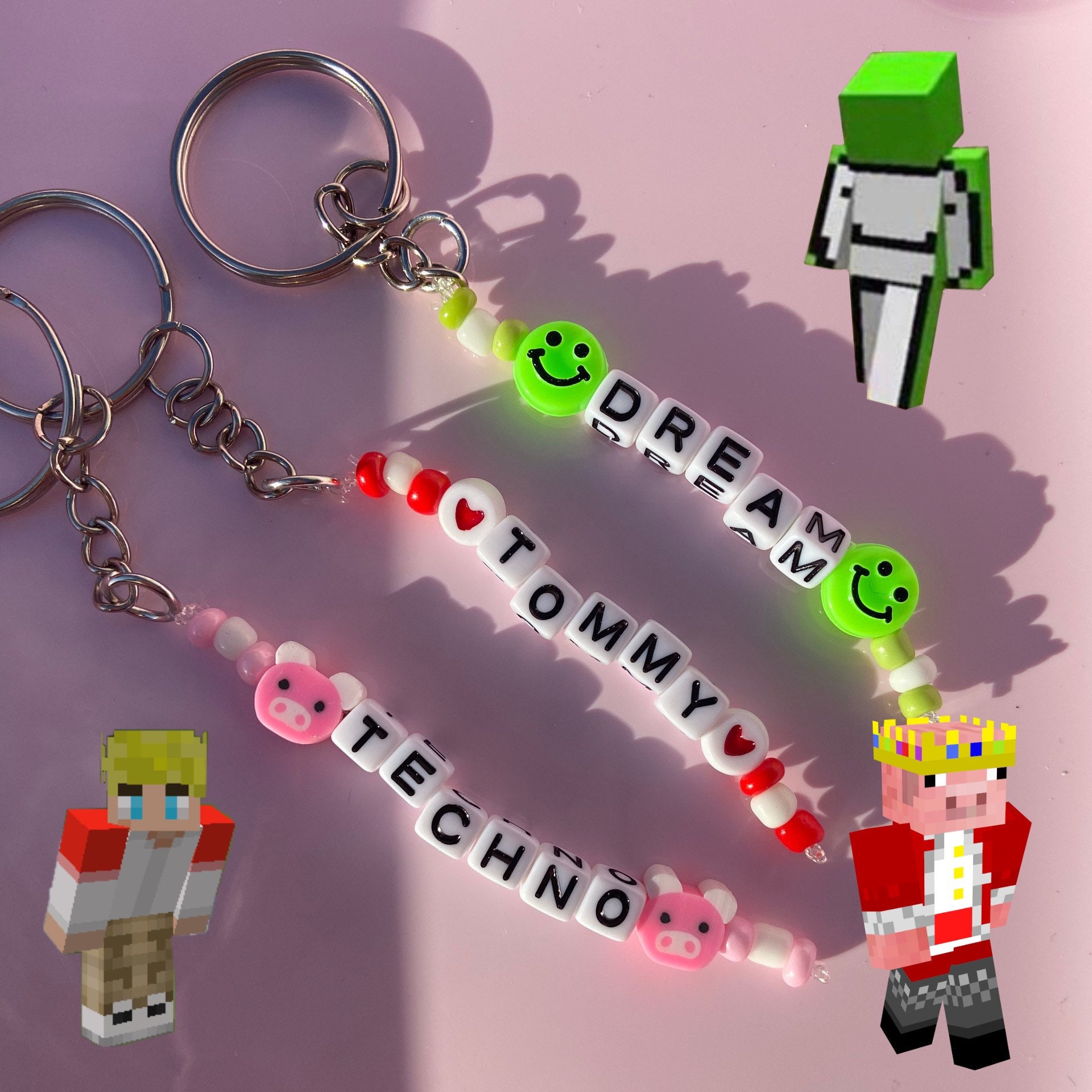 Dream SMP keychains GeorgeNotFound Dream Sapnap -  Portugal