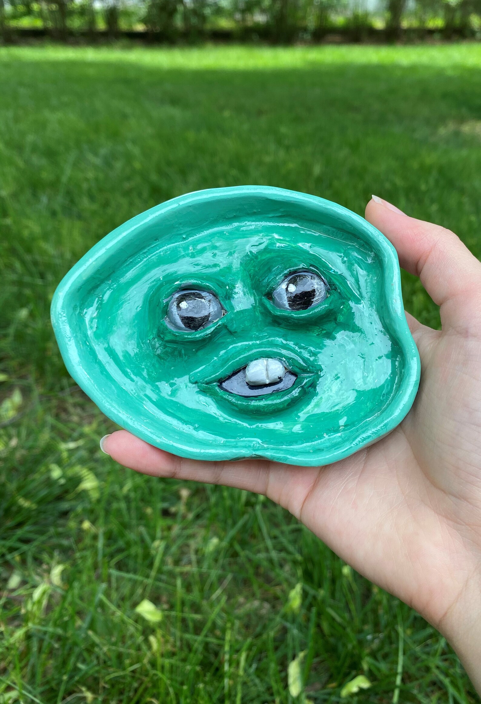 Funky clay dishes Etsy