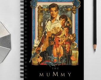 The Mummy Vintage Movie Poster Spiral Notebook