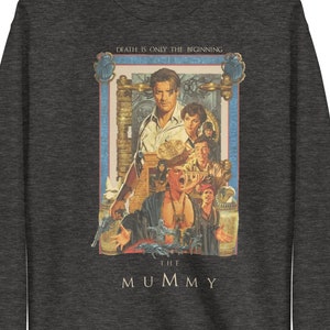 You Swear? Every Damn Day! On Back -The Mummy Vintage Movie Poster Sweatshirt