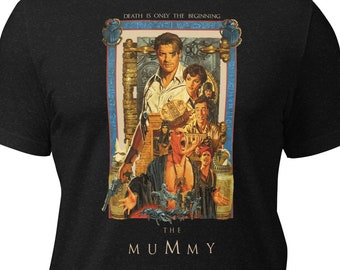 Camiseta con póster vintage de la película La Momia