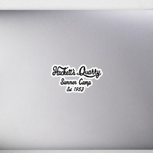 Hackett’s Quarry Sticker in Black - The Quarry