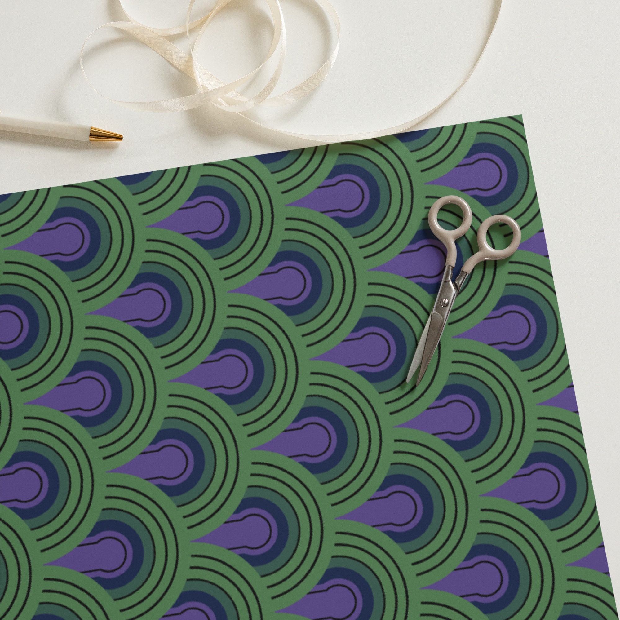 Overlook Hotel Pattern Wrapping Paper Sheets 3 Sheets Etsy