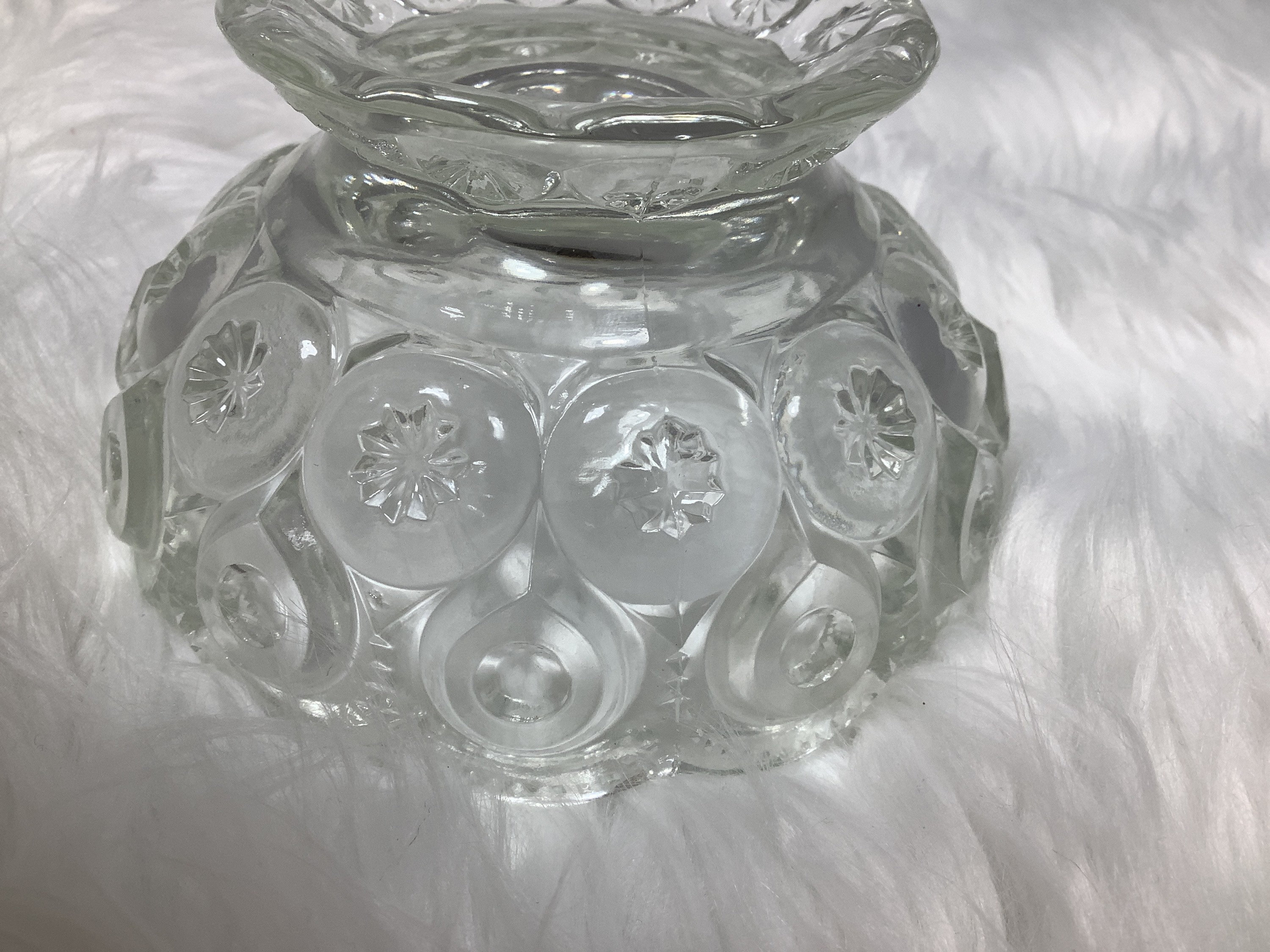 Vintage Avon Crystal Covered Candy Dish Etsy