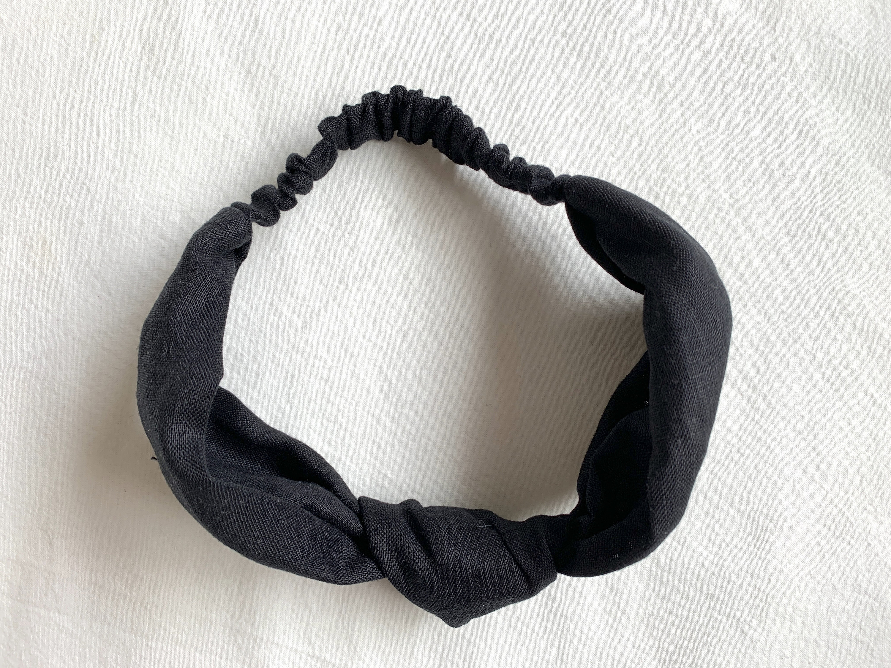 Black Knotted Headband knotted Headband Headbands for women Etsy
