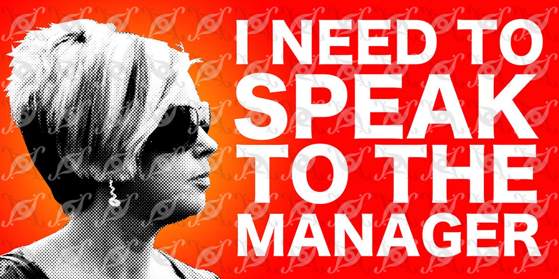 Karen I Need to Speak to the Manager red Etsy