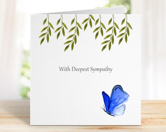Personalised Sympathy Card, Thinking of You, Sorry for your loss, Condolence card, Bereavement card, Death of Pet, Sending Hug.