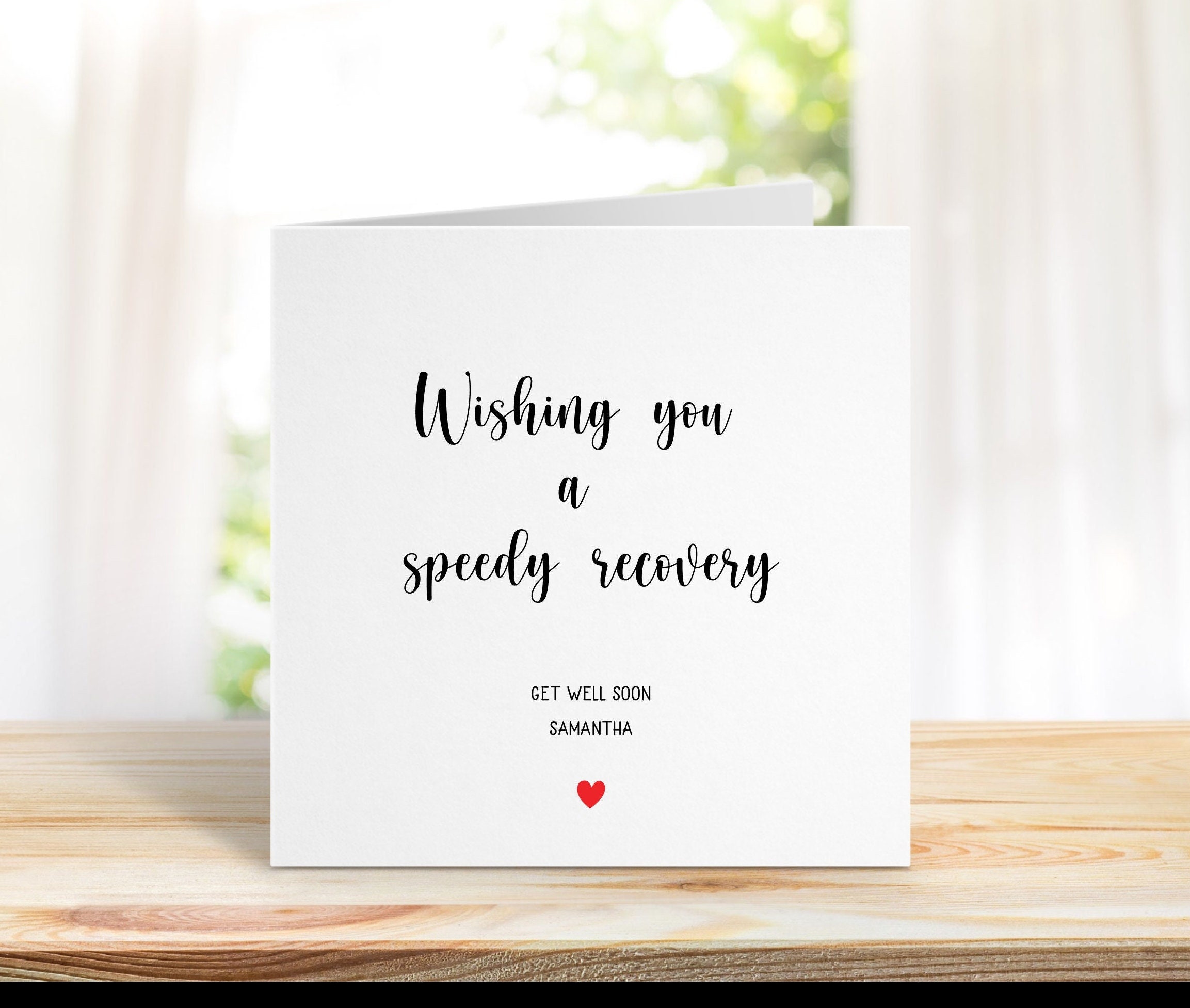 Wishing You a Speedy Recovery, Feel Better Card, Get Well Soon Card ...