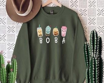 Bubble Tea Shirt, Boba is Life,Boba Tea Shirt, Milk Tea sweatshirt,Boba Milk Tea Shirt, Bubble Tea Lover Shirt,Tapioca Lover