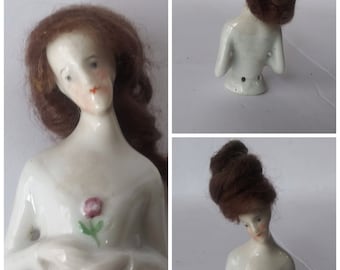 human hair doll etsy