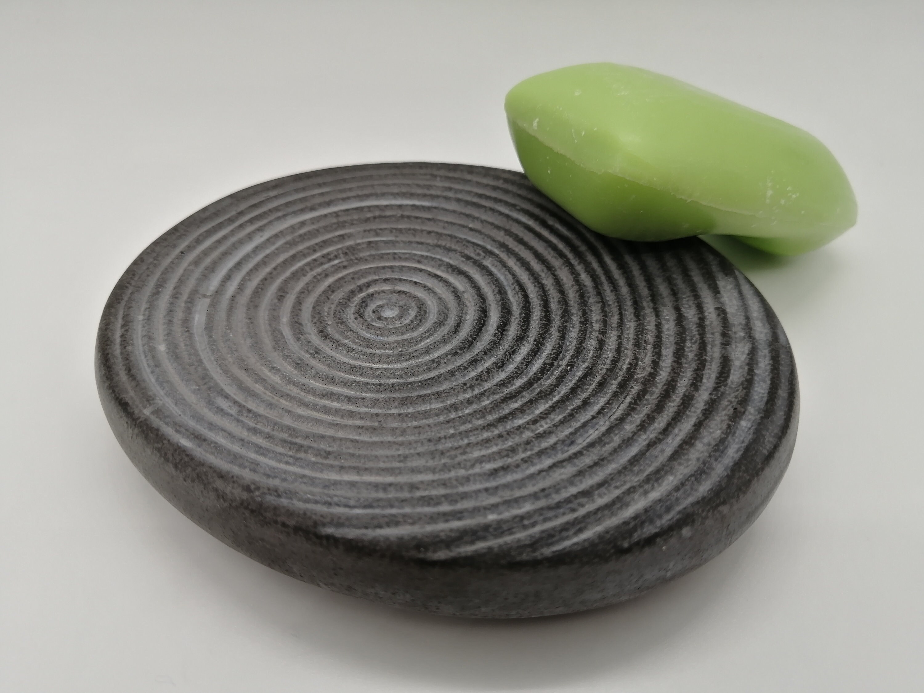 Concrete soap dish Soap dish Round soap dish Etsy