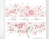 Lets Stay Home, Girly Room Decor, Blush Pink Wall Art, DiGITAL DOWNLOAD, Minimalist Wall Art, Bedroom Sign, Living Room Printable