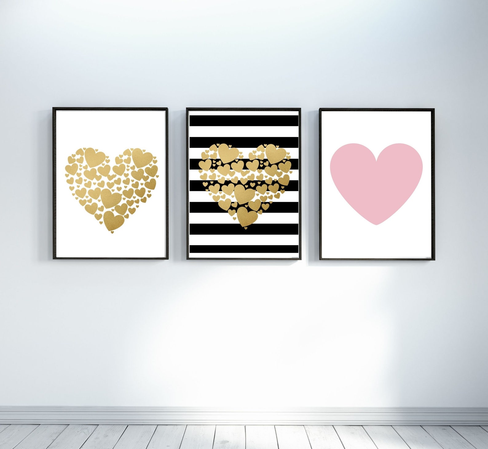 Girly Wall Decor Heart Wall Art Teen Girl Room Decor Above Etsy