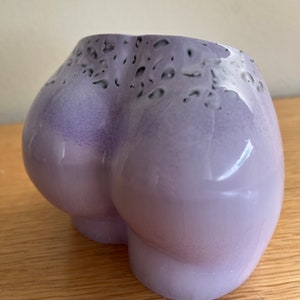 Resin Purple Bum/Booty Pot
