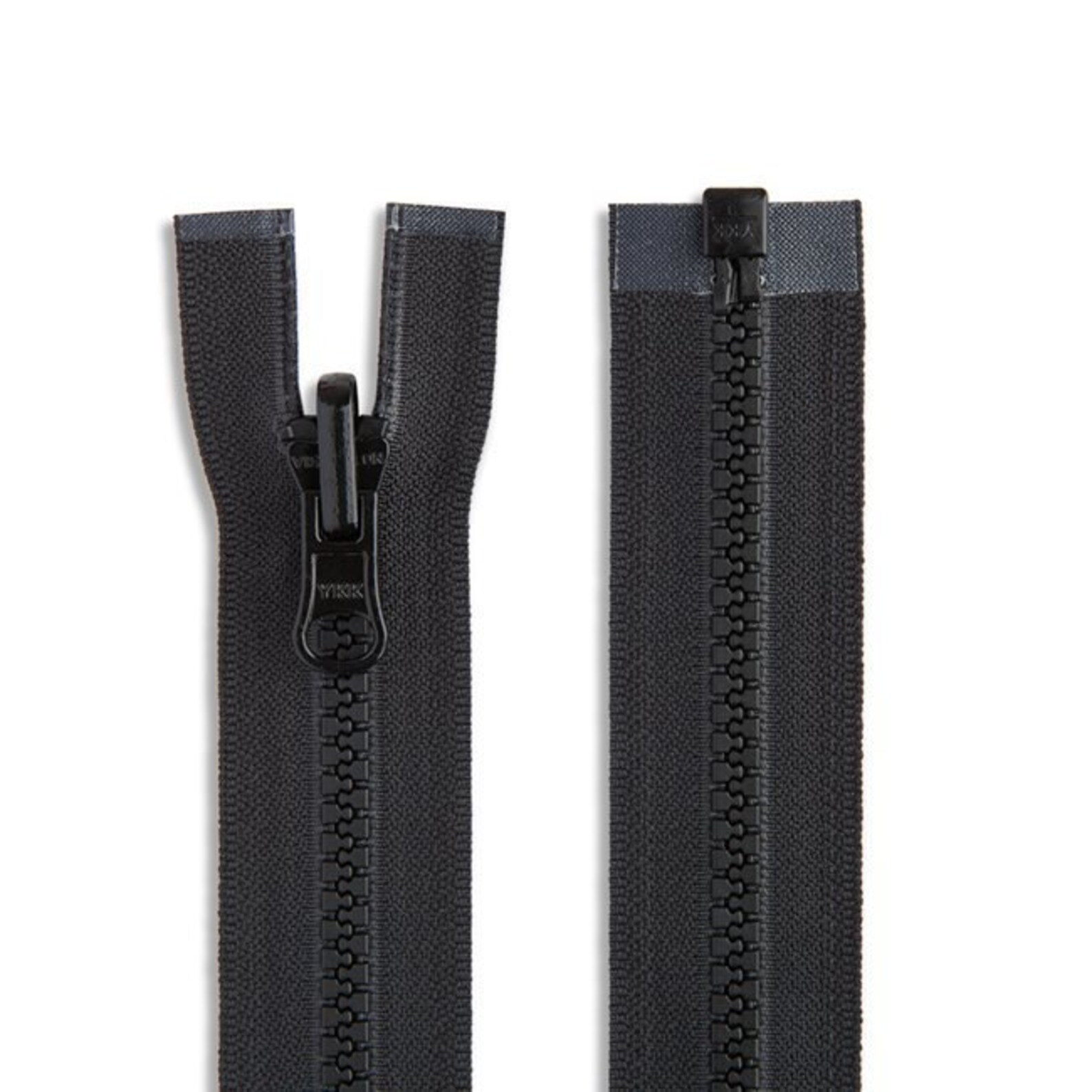 LOT of 5 YKK Black Molded Zipper Separating Sport Jacket Etsy.de