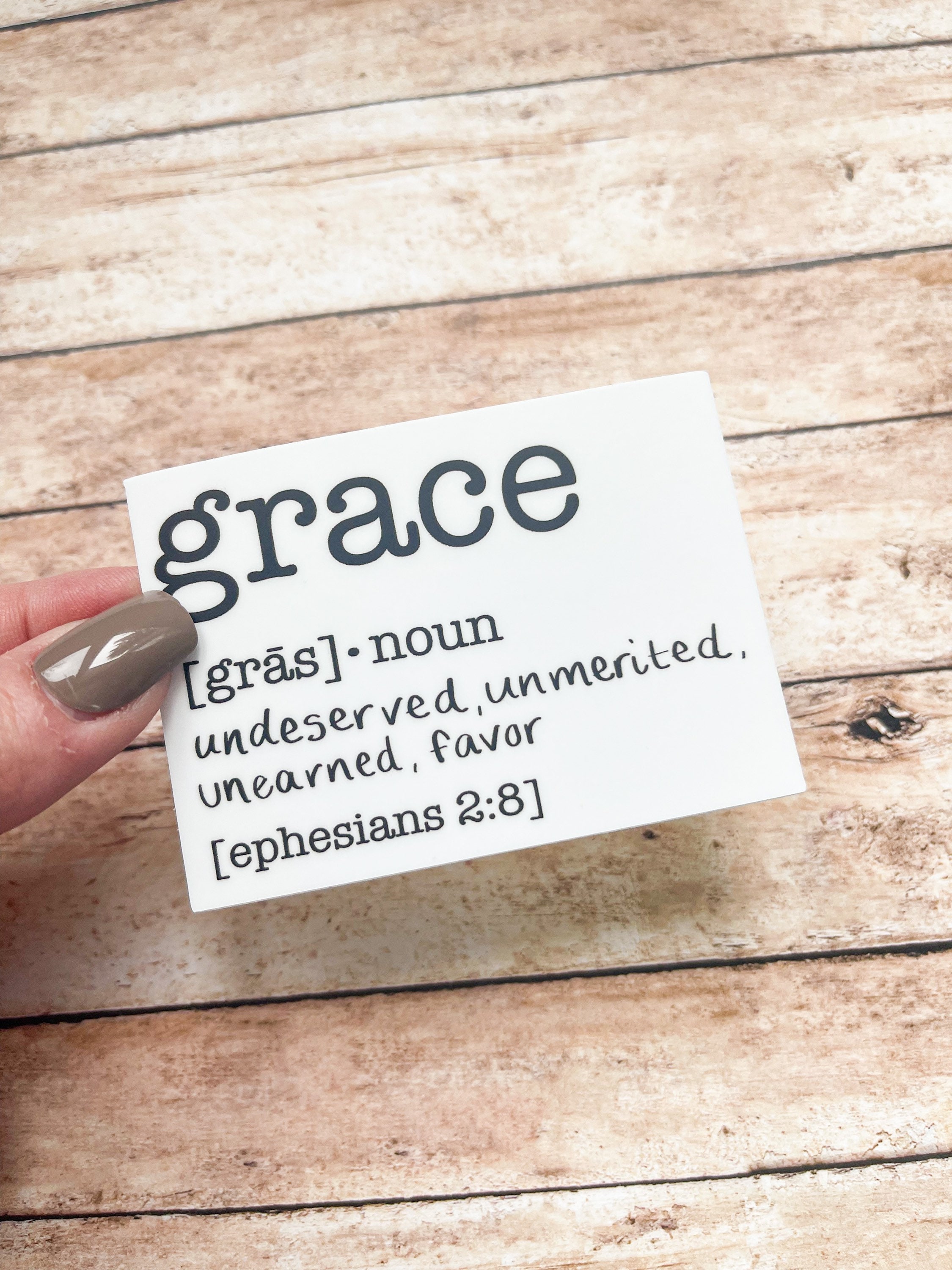 Faith Sticker Pack Vinyl Stickers “the Grace Sticker Pack” - Etsy