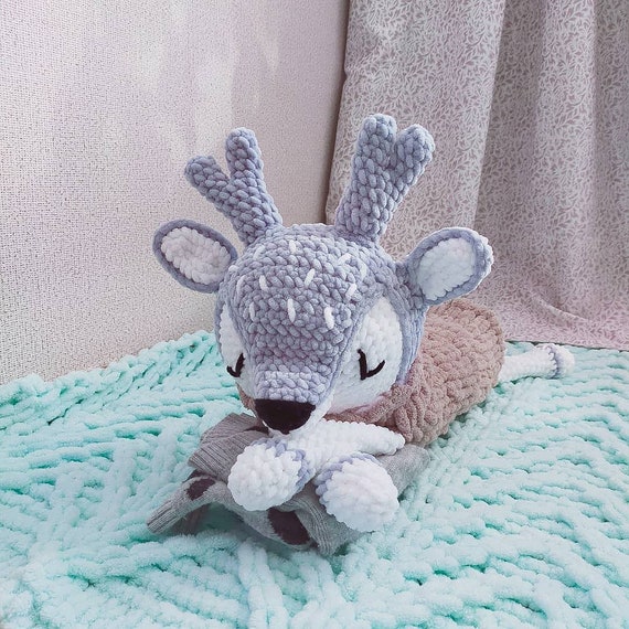 Pyjama Box Pyjama Toy Pyjama Storage Deer Gift Knitted Etsy