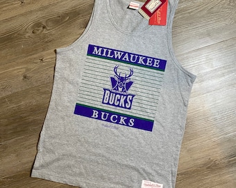 SMALL NWT Mitchell & Ness Men’s Milwaukee Bucks Tank Top Ray Allen