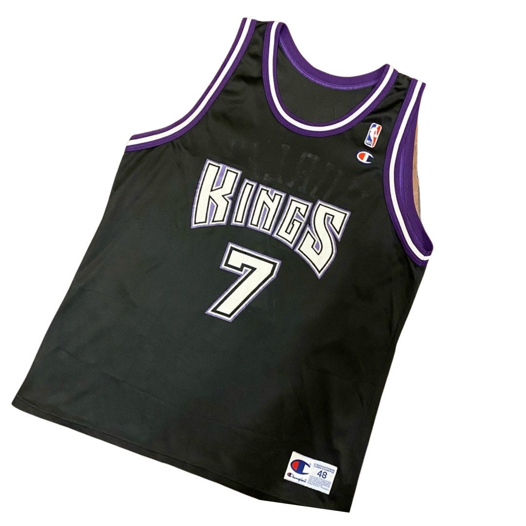 Bobby Hurley Kings Jersey Sacramento Throwback NBA Rare 90's Home 44