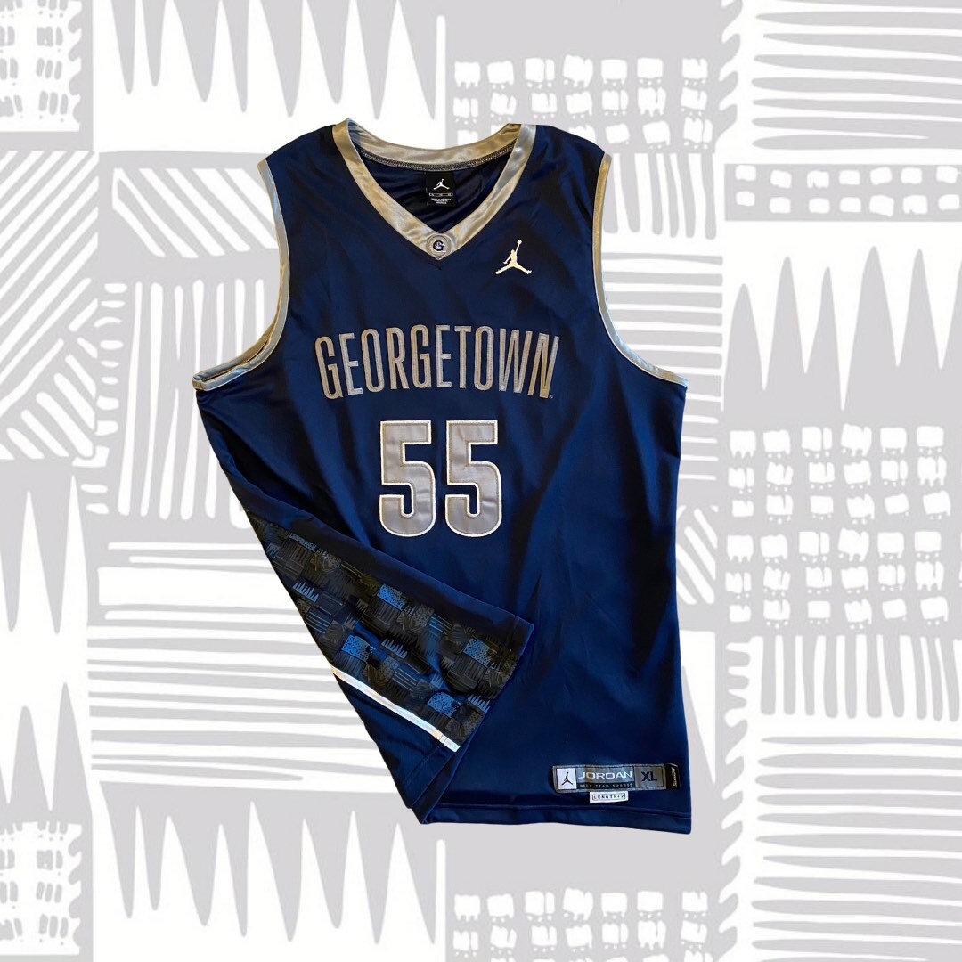 19nine Georgetown Hoyas Reversible Practice Jersey Navy/Grey / L