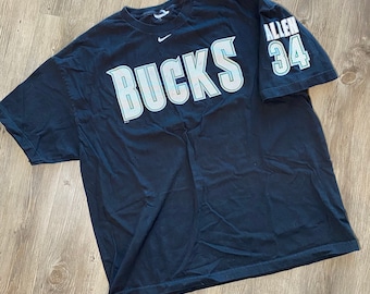 Ray Allen Milwaukee Bucks Vintage Shirt Size XL