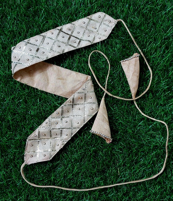 Western belt Ethnic Belt For Women Handwork, Kamarbandh Belt, western  Handmade, Boho Lehanga dresses, ,Golden Color ceinture Set PC