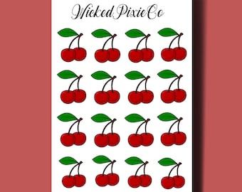 Nail Art Cherry Waterslide Nail Decals: Nail Art Designs
