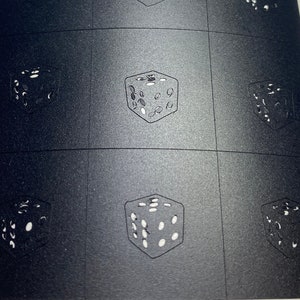 Dice Airbrush Stencil Vinyl for Airbrush Trendy Nail Art Supplies