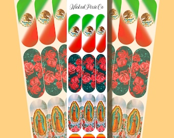Mexican Nails Etsy